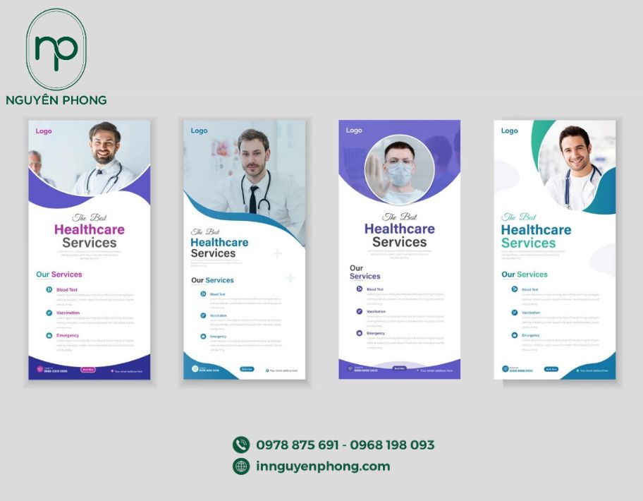 In tờ rơi bảo hiểm xã hội sức khỏe